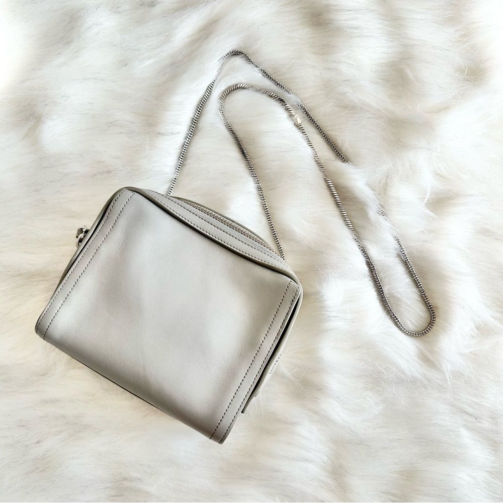 3.1 Phillip Lim Soleil Mini Crossbody Leather Bag in Grey